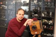 Жыхар Наваполацка сабраў калекцыю з 700 фотаапаратаў і камер (аудыё)