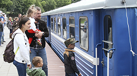 Пад стук колаў… Дзіцячая чыгунка пачала новы сезон!