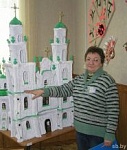 Майстры стварылі дакладную копію полацкага Сафійскага сабора ў тэхніцы арыгамі (аўдыё)